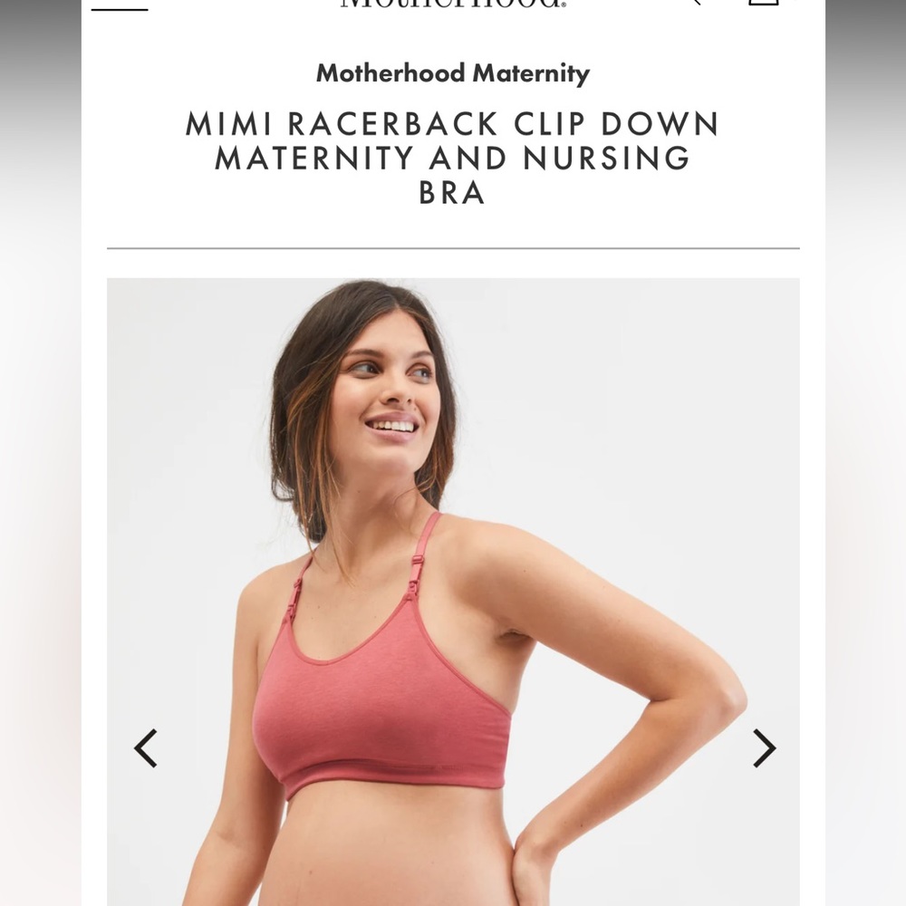 Motherhood Maternity/Nursing Bra L